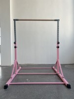 Barres de gymnastique pliantes réglables en hauteur pour enfants, barres horizontales en acier pour entraînement à domicile