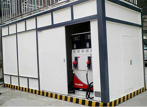 Réservoir Fabricant <span class=keywords><strong>20FT</strong></span> Conteneur 20 Cube Réservoir en acier au carbone à paroi unique Station d'essence mobile avec pompe Distributeur à deux buses - Product Image 6