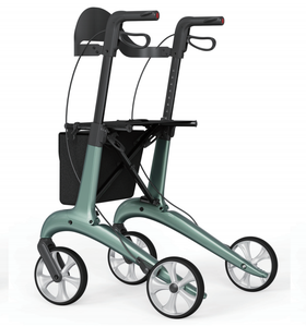 Déambulateur pliable léger Dorrella avec siège et panier - Option en fibre de carbone disponible, certifié CE, hauteur réglable - Product Image 1