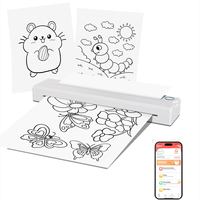 Printer Thermal Mini A4 Nirkabel Laris Manis dengan Antarmuka USB/BT Garansi 1 Tahun Tersedia untuk Tato