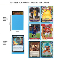 Protège-cartes JIN OU robustes mats, résistants à la déchirure, avec fermeture hermétique pour cartes TCG