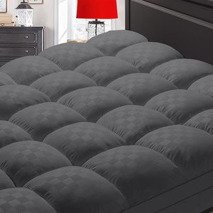 Yatak Topper ekstra kalın yatak koruyucu örtü sırt ağrısı için soğutma yatak koruyucu Overfilled aşağı alternatif dolum - Product Image 1