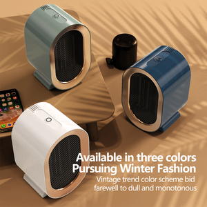 Calentador Portátil PTC de 1200W, Calentamiento Rápido, Protección Contra Sobrecalentamiento y Volteo, Calentador Eléctrico de Escritorio para el Hogar - Product Image 5