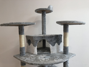 Poste Rascador para Gatos para la Pared, Rascador Grande para Gatos, Torre de Madera, Casa de Árbol para Gatos Grandes - Product Image 6