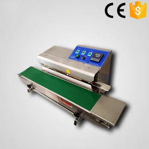 Steel Wheel Continuous Sealing <b>Machine</b> for Stand-up Pouches/Bags Automatic Gear-Driven Heat Sealing for Beverage Food Packaging - Product Image 3