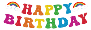 Rainbow Theme Party Supplies Einweg papier Geschirr Set Kinder geburtstag Valentinstag Tisch dekoration Banner Dinner - Product Image 4