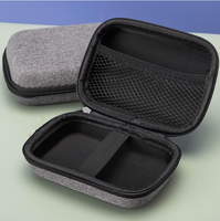 Boîte de rangement électronique Eva, étui rigide portable étanche, boîte de rangement de voyage, étui de protection antichoc