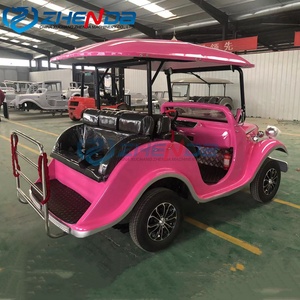 Zhenda China Factory 6 Passengers Electric Golf <b>Buggy</b> <b>Cheap</b> Old Golf Carts Sightseeing Bus Classic Sightseeing Car - Product Image 2