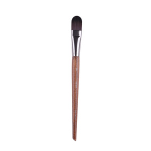 Pinceau de maquillage Cangzhou 176, pinceau correcteur moyen à tête plate, poils synthétiques, manche en bois, pinceau fond de teint, emballage individuel - Product Image 5