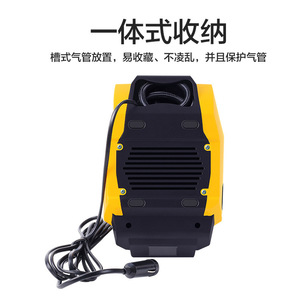 Portable Air <b>Pump</b> <b>12V</b> Digital Display 2.8M Power Cord Car Tire Inflator LCD Screen High Pressure 50L Min Single Cylinder - Product Image 4