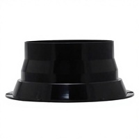 Raccord de conduit d'air en plastique ABS à bride inclinée, accessoire pour tuyau flexible d'air frais, composant de système CVC