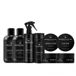 Barber Shop Salon Unisex <strong>Hair</strong> Care Styling Styling Powder <strong>Hair</strong> Wax Paste Clay Private Label Alcohol-Free Medium <strong>Hair</strong> Styling <strong>Set</strong> - Product Image 1