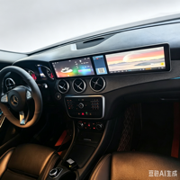 Autoradio DVD stéréo à trois écrans de 12,3 pouces pour Mercedes-Benz GLA/CLA/Classe A 2013-2018 avec navigation GPS NTG4.5/5.0