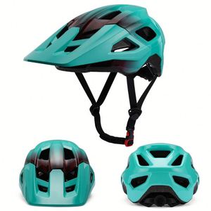 Casque de vélo à double visière pour adultes - Casque léger pour VTT et vélo de route avec protection EPS pour hommes et femmes - Product Image 6