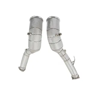 High Flow Exhaust Downpipe For Audi S6 S7 C8