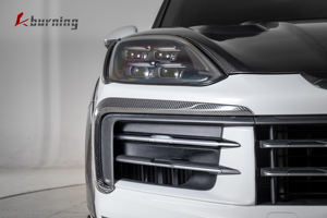 Pour Porsche Cayenne 2024 2025 2026 9Y0.2 – Cadre de calandre avant en fibre de carbone sèche style MSY amélioré - Product Image 5