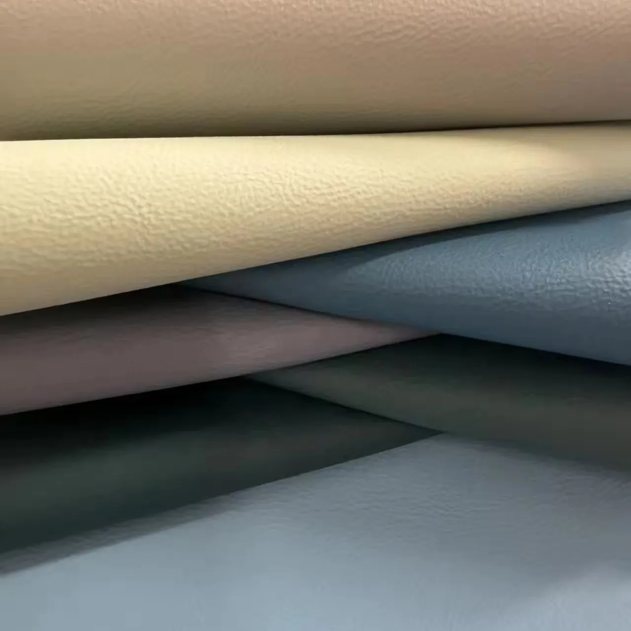 0.9mm d'épaisseur MLBD série PVC cuir pêche velours base tissu stock 33 sélection de couleurs