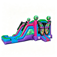 Structures Gonflables Commerciales : Combo Piscine Papillon 3D pour Événements Enfants Magiques