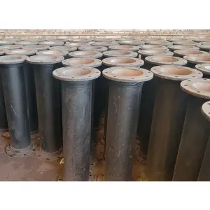 China Factory supplier metal ductile round tube price galvanized black iron pipe fittings