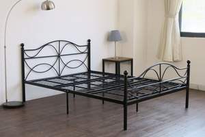 Дешевые наборы для спальни, сварные железные кровати, дизайнерские старинные кованые кровати, рама железная кровать, распродажа - Product Image 4