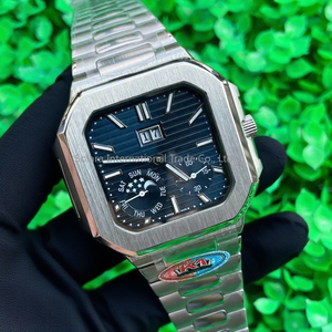 ราคาโรงงานขายส่ง นาฬิกาใหม่ 5822P K1 กลไกฟังก์ชั่นครบถ้วนจากโรงงาน ETA ขนาด 45 มม. ตัวเรือนสแตนเลสสตีล สายหนัง สำหรับผู้ชาย - Product Image 2