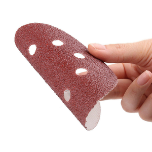 Disques de papier abrasif ronds à crochet et boucle à 8 trous Plusieurs tailles disponibles Convient aux ponceuses orbitales Ponçage automobile - Product Image 4