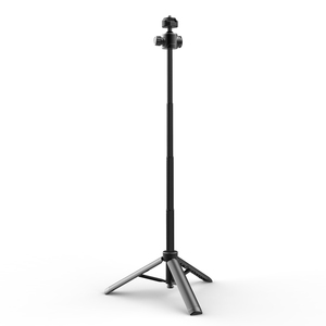 Mini trépied perche à selfie avec tige extensible et poignée, portable en ABS et aluminium pour webcam, smartphone, caméra de vlog - Product Image 6