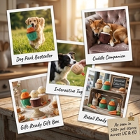 Jouets en peluche pour chiens en forme de cupcakes de Pâques, lot de 2, poussins couineurs et carottes, jouets à mâcher durables pour chiots, jouets interactifs pour animaux de compagnie, cadeau de printemps