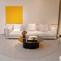 Sofá Seccional de Lujo para Sala de Estar, Sofá Italiano, Sofás Elegantes, Juego de Muebles de Sofá Moderno