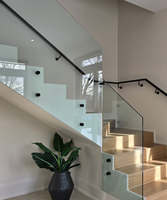 Support de verre en acier inoxydable ALD, robuste, pour plateforme d'escalier, garde-corps en verre sans cadre, boulon de fixation pour balcon, terrasse, balustrade