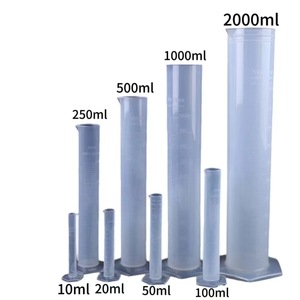 <b>Plastic</b> Graduated Cylinder Hexagonal PP 0.1 Ml Lab Measurement For Bakery Hotel <b>Kitchen</b> Chemistry Lab Use - Product Image 4