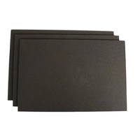 Panneau MDF noir en carbone imperméable de qualité E1, 1830x3660mm, 5mm d'épaisseur, pour la décoration de salles de bain et de meubles
