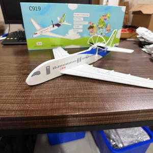 วัสดุการ<span class=keywords><strong>สอน</strong></span>เครื่องบินโมเดล: เครื่องบินโฟ<span class=keywords><strong>ม</strong></span>ผู้โดยสาร C919เครื่องร่อนด้วยมือแบบชาร์จไฟได้ - Product Image 2
