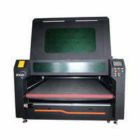 Machine de découpe laser CO2 professionnelle 300W pour sublimation de vêtements de sport, machine de découpe laser pour sublimation de textiles et vêtements