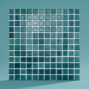 Mosaico Bruma Verde Acquamarina 30,5x30,5 Cm 5 Mm Lucido con Bordi Irregolari - Product Image 1