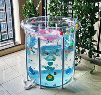 En plastique gonflable bébé spa piscine