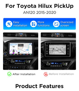 Junsun <span class=keywords><strong>Radio</strong></span> de coche Android con Chip Qualcomm para Toyota Hilux Pick up AN120 2015-2020 8-Core 5G/4G Apple CarPlay Stereo 360 Cámara - Product Image 2