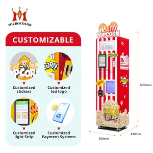 Tốt nhất bán thông minh cao kỹ thuật tự động bỏng ngô Maker Pop Ngô Máy Snack thực phẩm bỏng ngô Máy bán hàng tự động - Product Image 3