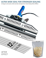 Machine à sceller manuelle à chauffage direct, type pince, portable et durable, pour sceller les sacs de 200 à 400 mm (20 à 40 cm) de largeur et de 12 mm d'épaisseur