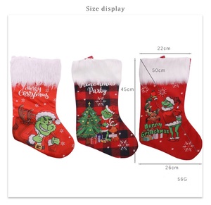 <b>Christmas</b> Stockings <b>Sack</b> Xmas Gift Candy Bag <b>Christmas</b> Decorations for Home Navidad New Year Sock <b>Christmas</b> Tree Decor - Product Image 6