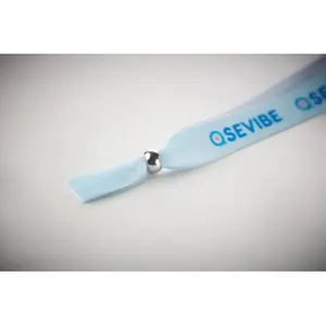 Pulsera de merchandising sostenible RPET USA EGETTA - Product Image 5