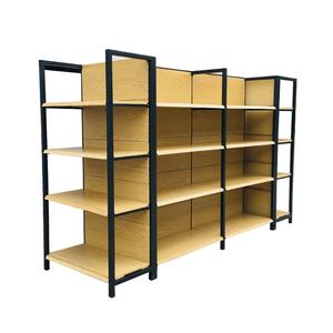 Perforated Supermarket Shelves Double Sided Freestanding For Convenience Store Lightweight Cold Rolled Steel Vertical Display - Product Image 2