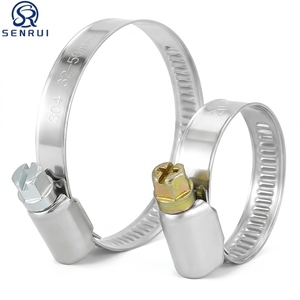 Worm Drive Hose <b>Clamp</b>, Steel Metal Pipe Repair Fitting Tool for Chemical Plumbing Bulk Custom Factory Supply - Product Image 1