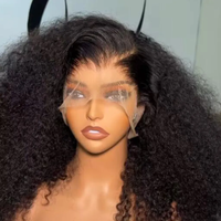 Nouvelle Perruque Frontale en Dentelle 360 avec Cordon Invisible Pré-Coupé Pré-Épilé Prêt à Porter Sans Colle Cheveux Humains pour Femmes