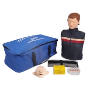 Simulador de RCP de cuerpo entero entrenamiento de primeros auxilios respiratorios artificiales de reanimación cardíaca