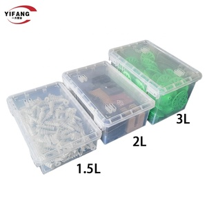 Custom Clear cardini PP scatola di stoccaggio contenitore di plastica per la casa e l'ufficio forniture di imballaggio in plastica - Product Image 3