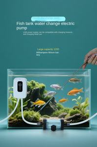 เครื่องดูดตะกอนในตู้ปลาแบบชาร์จไฟได้ คุณภาพเยี่ยม ความจุขนาดใหญ่ ฟังก์ชั่นหลากหลาย พร้อมปั๊มเปลี่ยนน้ำและตัวกรองขนาดใหญ่ - Product Image 2