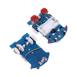 D2-<strong>5</strong> Smart Tracking <strong>Robot</strong> Car DIY Electronics Set Education &amp; Maker Boards Smart Car Soldering Project <strong>Learning</strong> Kits - Product Image 5
