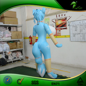 ของเล่นเป่าลมรูปสัตว์ Hongyi ตุ๊กตาแมวสาวอกใหญ่เป่าลม ตุ๊กตาลมชายเซ็กซี่ ตุ๊กตาอนิเมะเป่าลม - Product Image 6