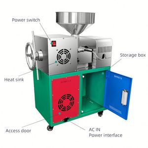 Presse à huile commerciale automatique mini neuve pour l'extraction d'huile de tournesol, de sésame, de noix de coco, d'arachides et de graines végétales - Product Image 4